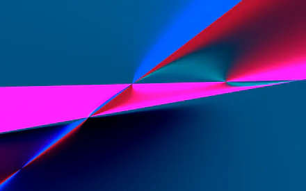 Яскраві кольори, Рожевий, Синій, Бірюзовий, Градієнт, Різкі лінії, Геометрія