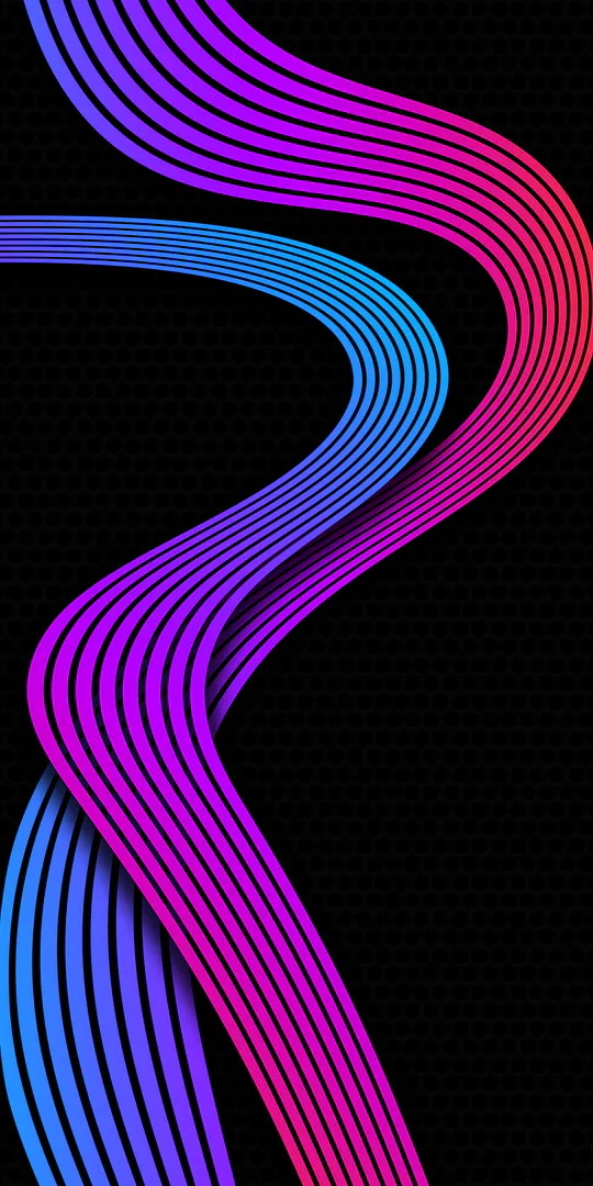 Обои на телефон: Неоновая лента