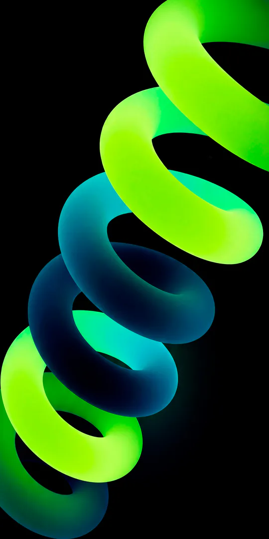 Шпалери на телефон: Неонова спіраль