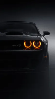 Фары, Агрессивный, Купе, Черно-серый, Световые кольца, Металл, Amoled, Туман