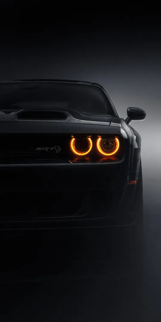 Обои на телефон: Ночной Challenger SRT
