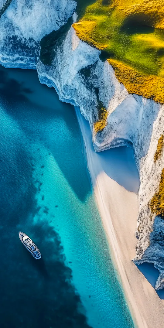 Обои на телефон: Тихий прибрежный залив