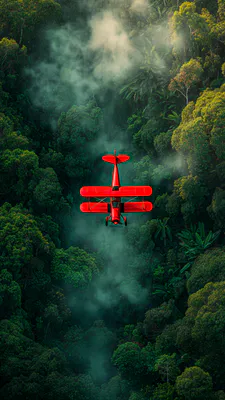 Тропический, Туман, Воздух, Высота, Авиаперелет, Приключения, Контраст