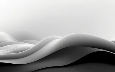 Монохромний, Мінімалізм, Хвилеподібний, Плавні лінії, Градієнт, 3d-ефект, Світлотінь, Спокійна палітра