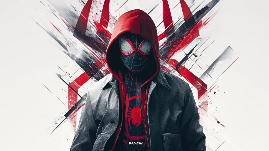 Обои на рабочий стол: Городской Miles Morales