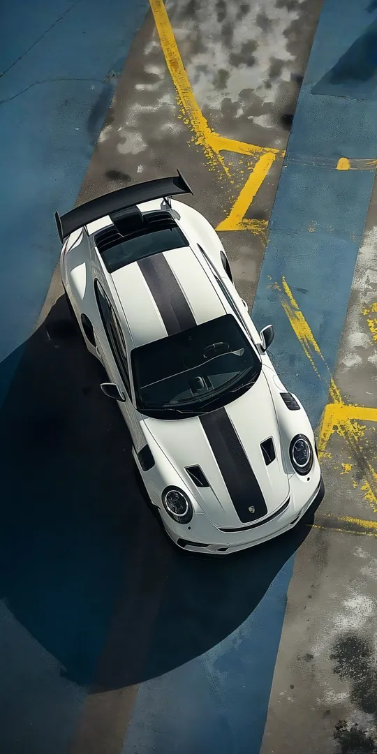 Шпалери на телефон: Білий Porsche 911