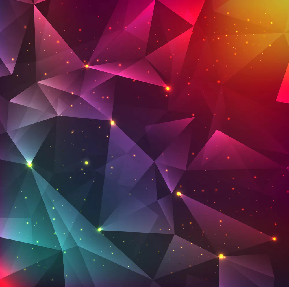 Wallpaper Colorful geometric background 1920x1080