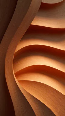 Волны, Дерево, Параметрия, Минимализм, Текстура, Современный дизайн