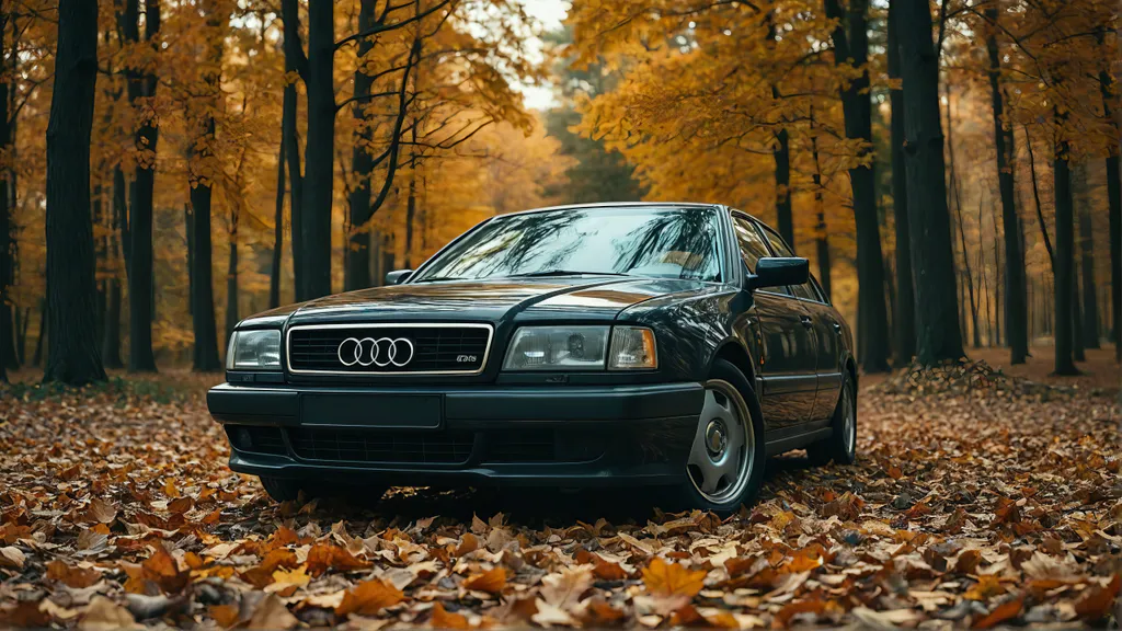 Обои на рабочий стол: Audi Autumn