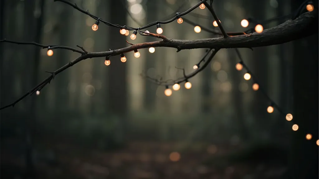 Обои на рабочий стол: Вечерний лес