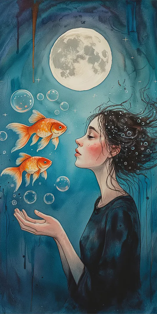 Обои на телефон: Сказка под водой