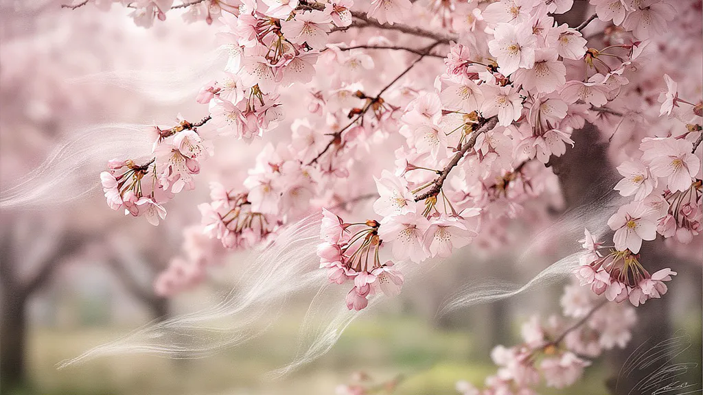 Обои на рабочий стол: Весенний ветер