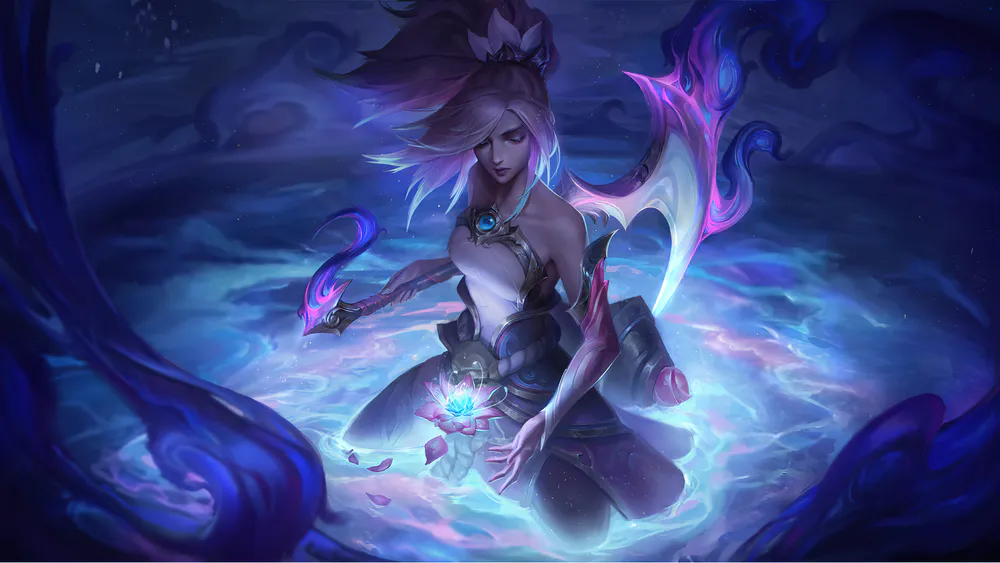 Wallpaper Spirit Blossom Akali 720x1280