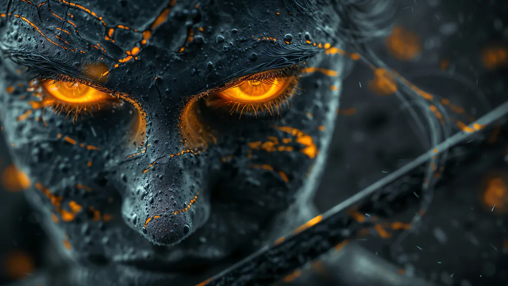 Desktop wallpaper: Burning look
