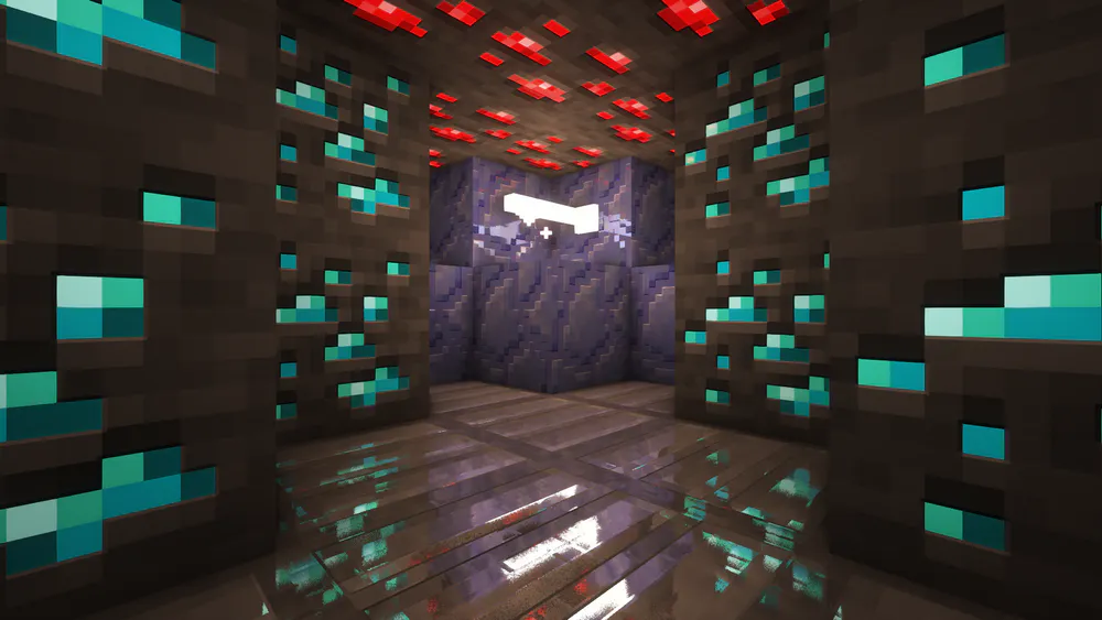 Wallpaper Minecraft ray tracing 1280x720