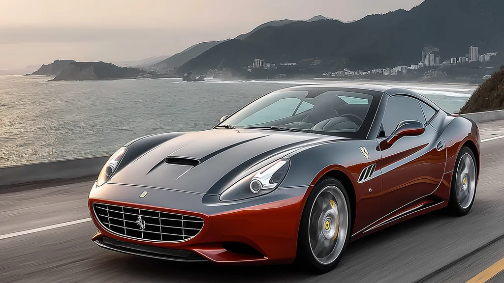 Обои на рабочий стол: Ferrari California