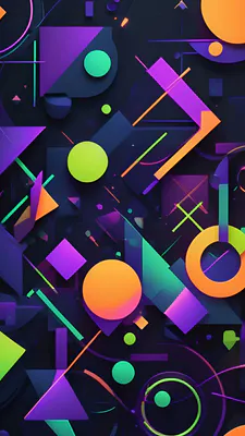 Circle, Square, Triangle, Line, Geometry, Drawing