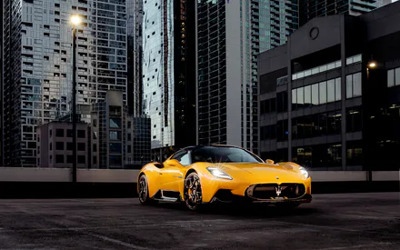 Maserati MC20, Supercar, Sportcar, Автомобиль, Вид сбоку
