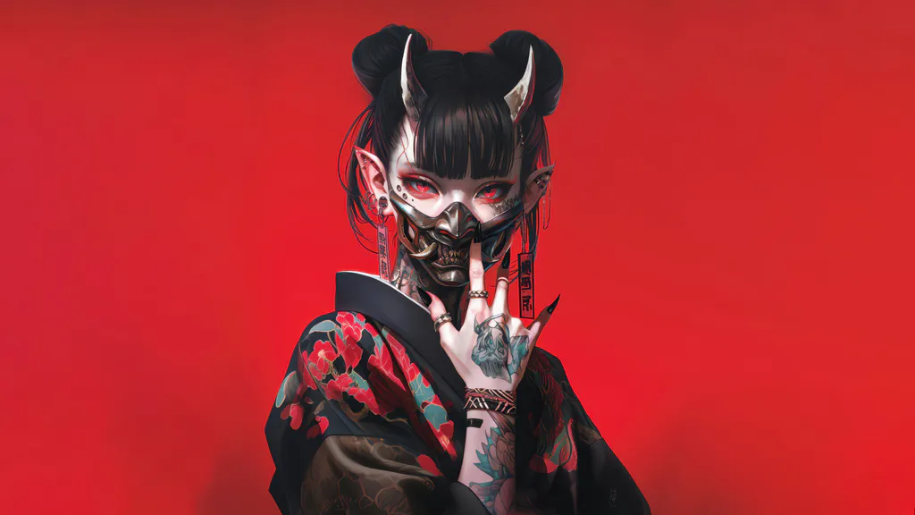 Шпалери для робочого столу: Дівчина аніме