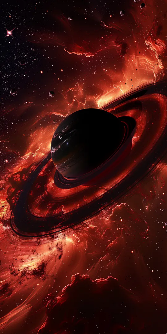 Phone wallpaper: Outer space