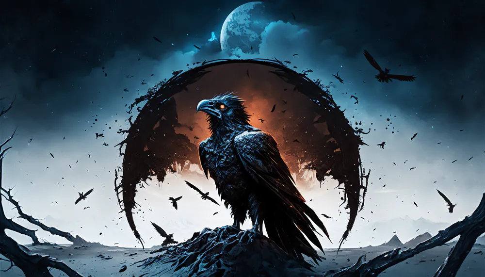 Wallpaper Crow 1920x1080