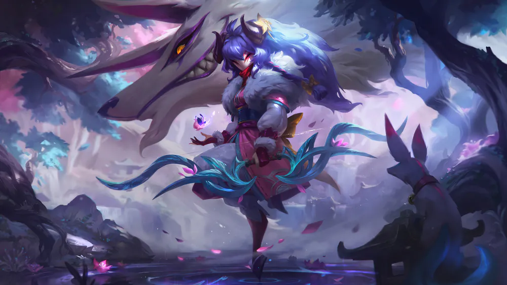 Wallpaper Spirit Blossom Kindred 3440x1440