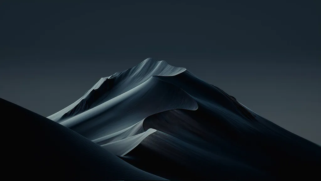 Обои на рабочий стол: Темные дюны