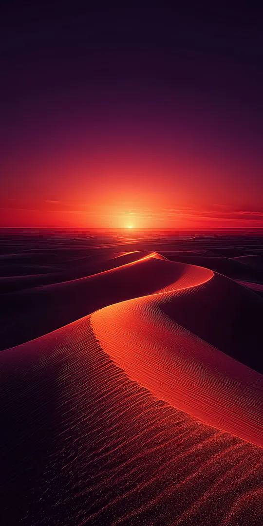 Шпалери на телефон: Пустельний захід