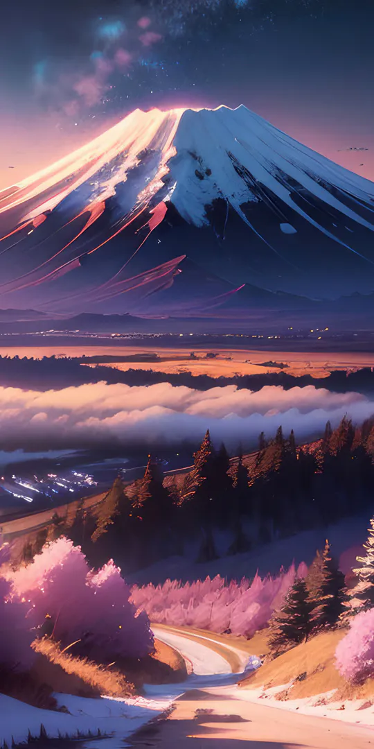 Шпалери на телефон: Магічна гірська дорога