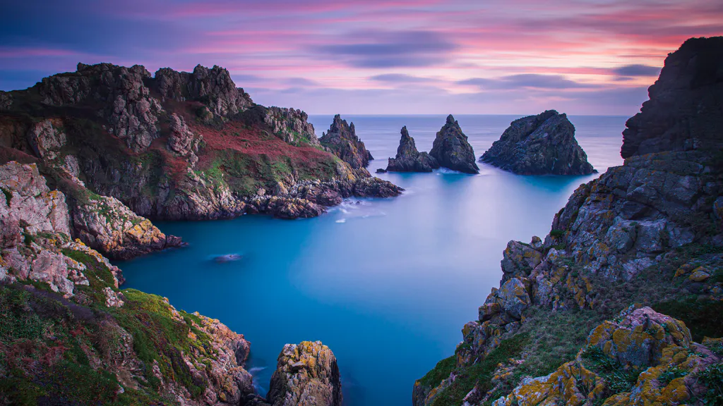 Desktop wallpaper: Pink sunset