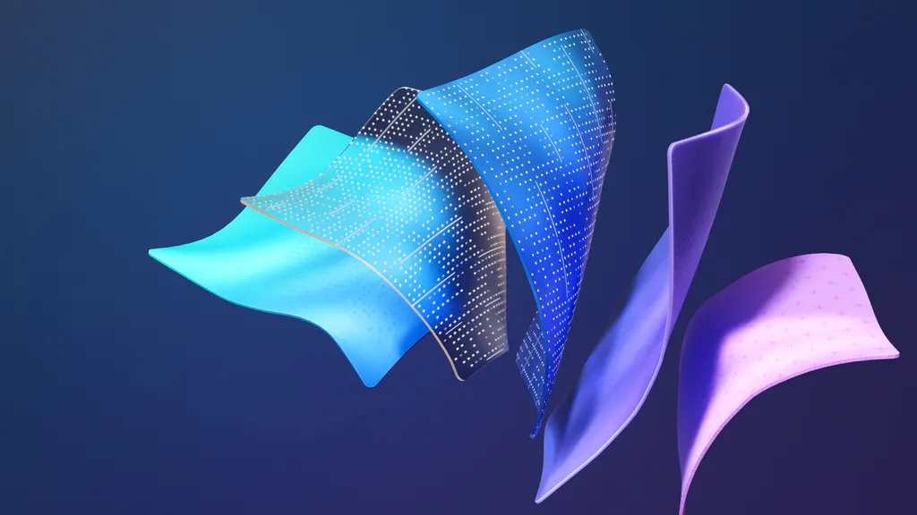 Desktop wallpaper: Smooth colored waves