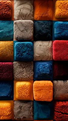 Разноцветные, Плюш, Ворс, Узор, Геометрия, Фактура, Насыщенные цвета