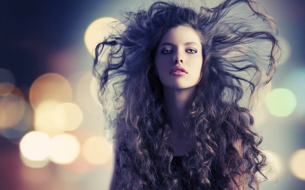 Обои Fashion Girl Hair Style 750x1334