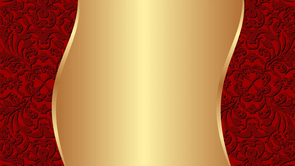 red and gold vintage wallpaper