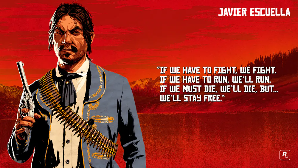 Шпалери Red Dead Redemption 2 Javier Escuella 828x1792