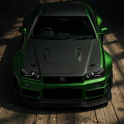 Sunset car