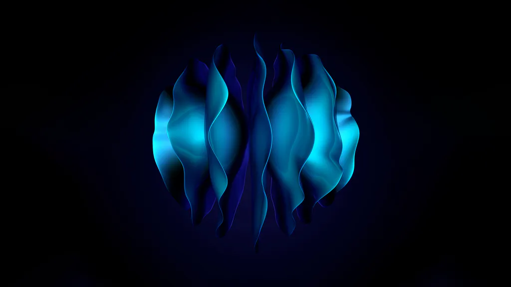 Desktop wallpaper: Deep blue form