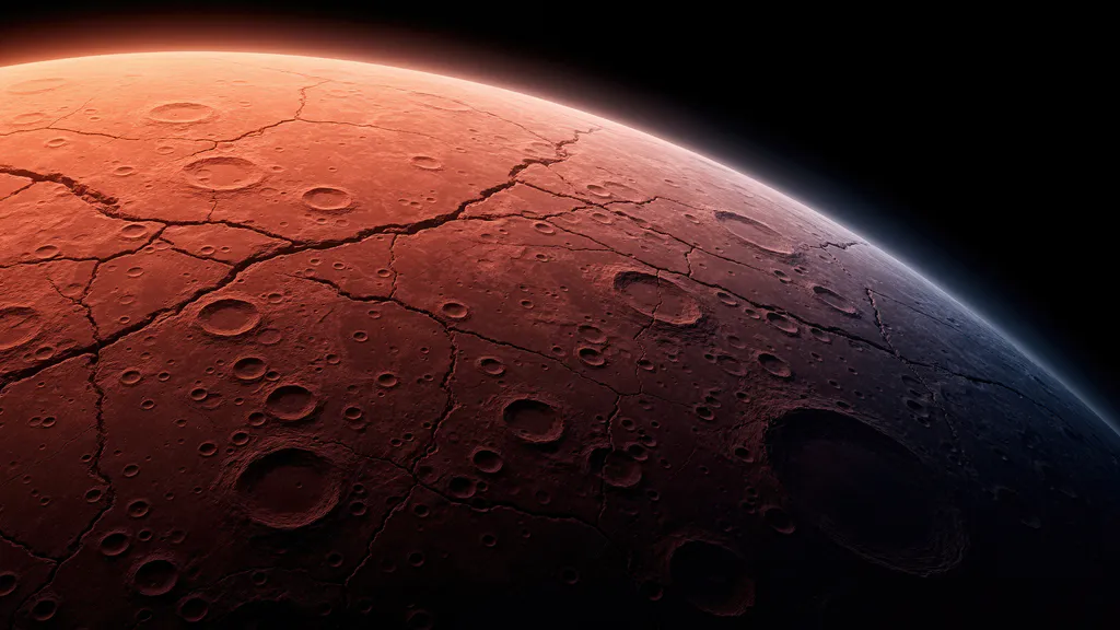 Desktop wallpaper: Red planet