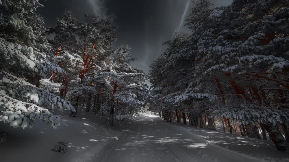 Wallpaper Night 1366x768
