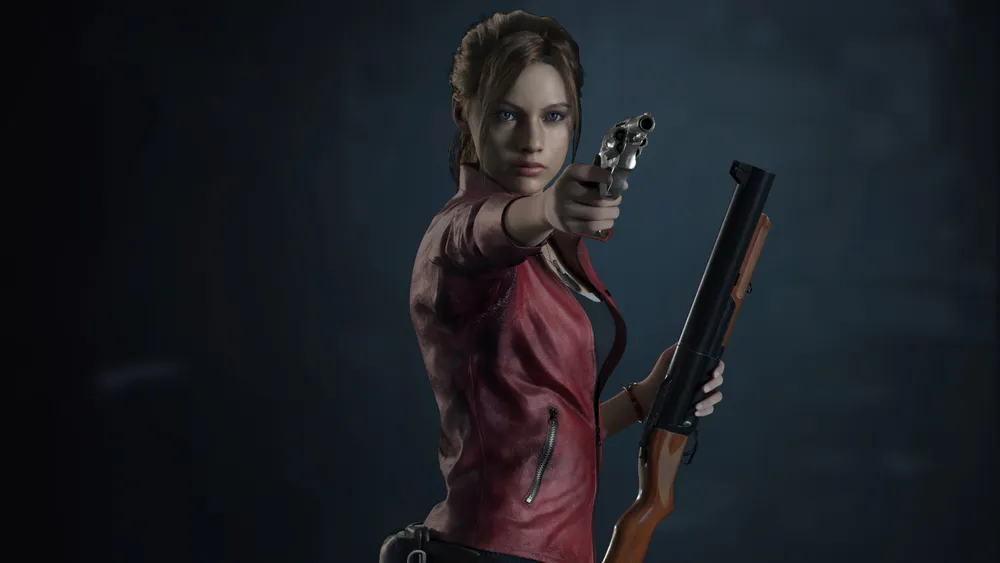 Wallpaper Resident Evil 2 2019 Claire Redfield 1024x576