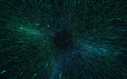 Рух, Космос, Зоряний тунель, Зелений, Фон, Футуристичний