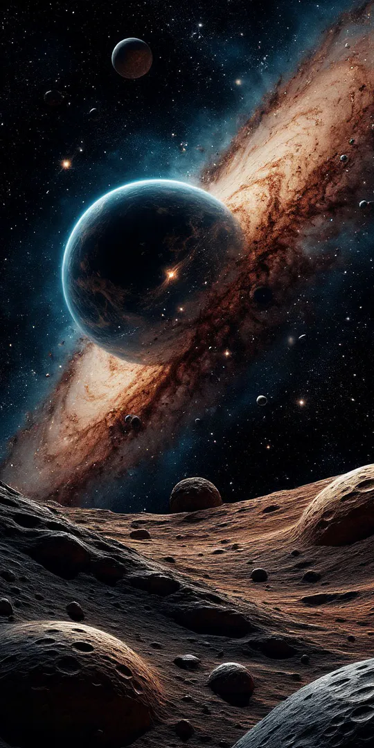 Шпалери на телефон: Космічний пейзаж