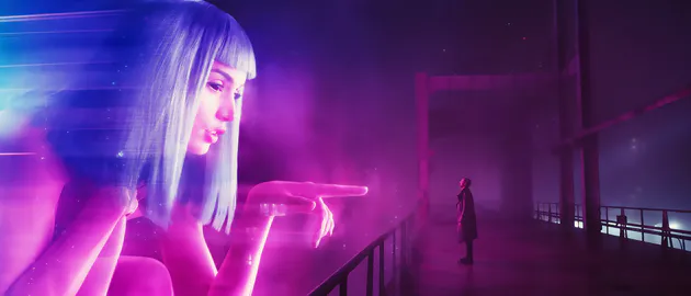 Бегущий по лезвию, Научная фантастика, Киберпанк, Голограмма, Неоновая подсветка, Атмосфера, Фэнтези