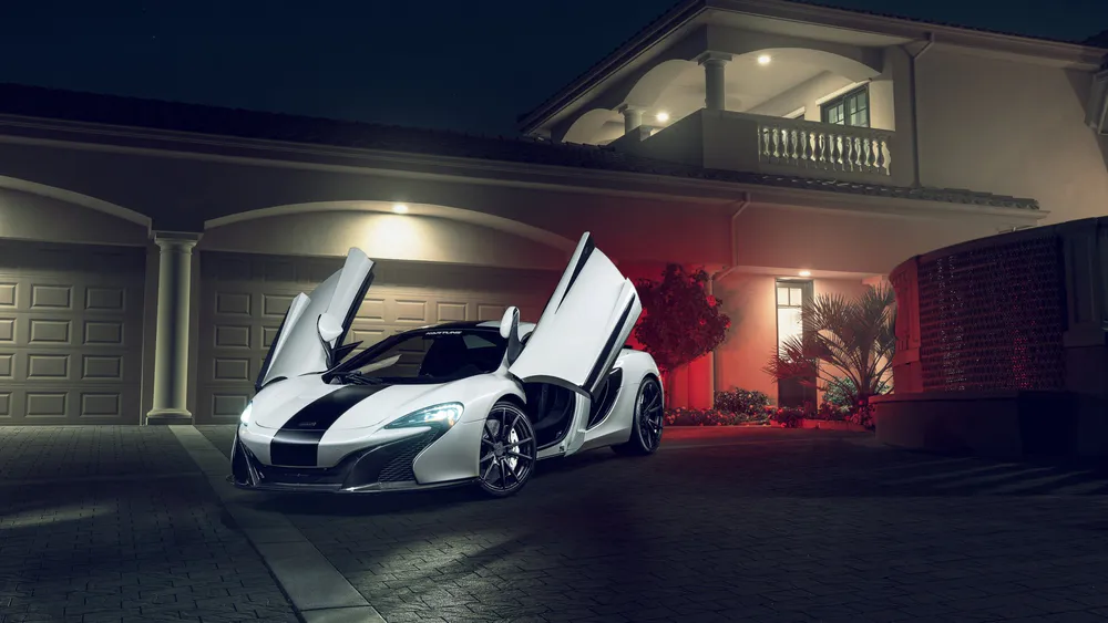 Wallpaper White McLaren 1920x1080