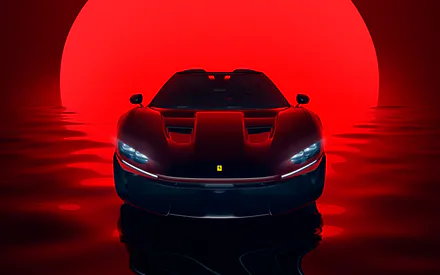 Ferrari J50, Красный, Спорткар